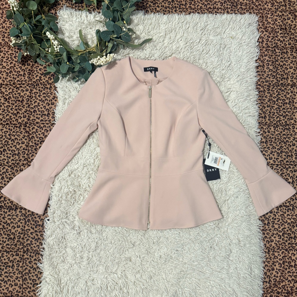 DKNY Women's Blush Pink Blazer